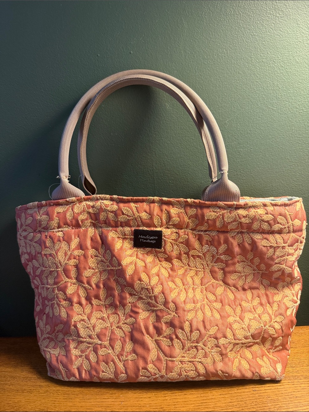 Madison Handbags Small Quilted Tote